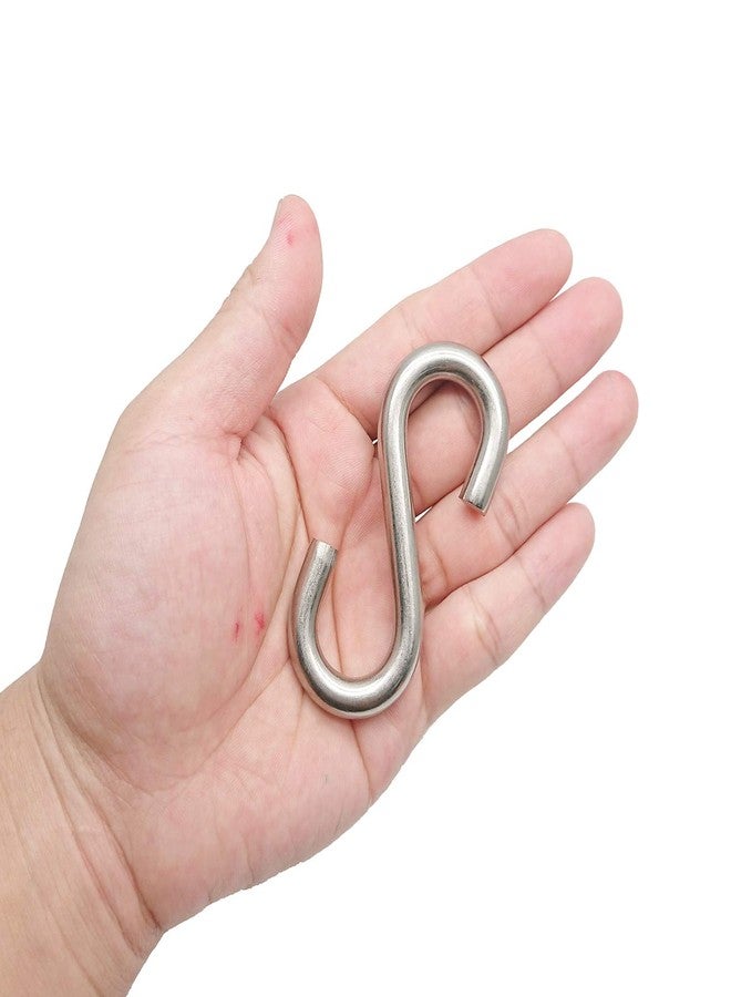 Hulless S Shaped Hooks 3 Inches S Shape Durable Heavy Utility Hooks S Hanging Hooks S Metal Hooks (4 per Pack) - Image 3